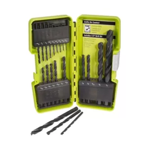 RYOBI Black Oxide Drill Bit Set (21-Piece)