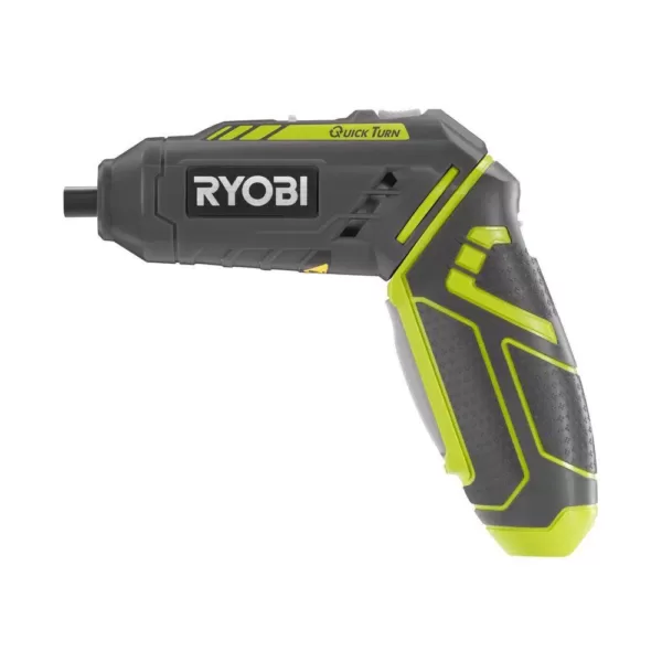 RYOBI 4-Volt QuickTurn Lithium-Ion Cordless 1/4 in. Hex Screwdriver Kit