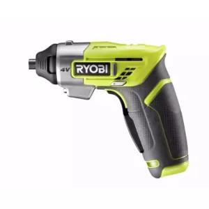 RYOBI 4V Lithium-Ion Cordless Multi-Head Screwdriver with (3) Head Attachments, (10) Driving Bits, and USB Charging Cable