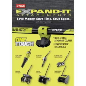 RYOBI 18 in. 10 Amp Attachment Capable Electric String Trimmer