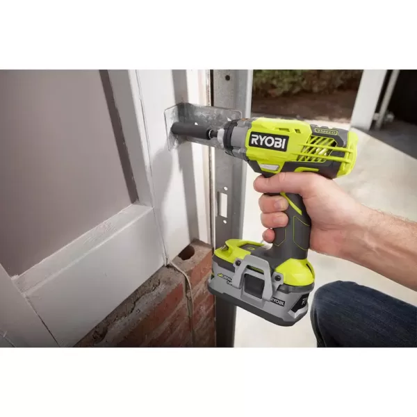 RYOBI 18-Volt ONE+ Cordless 3-Speed 1/4 in. Hex Impact Driver with 1.5 Ah Compact Lithium-Ion Battery