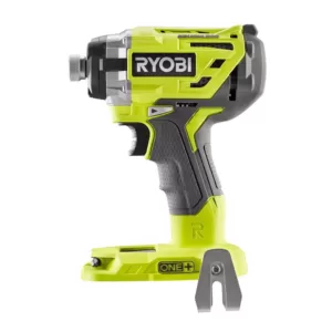 RYOBI 18-Volt ONE+ Cordless Brushless 3-Speed 1/4 in. Hex Impact Driver (Tool Only) with Belt Clip