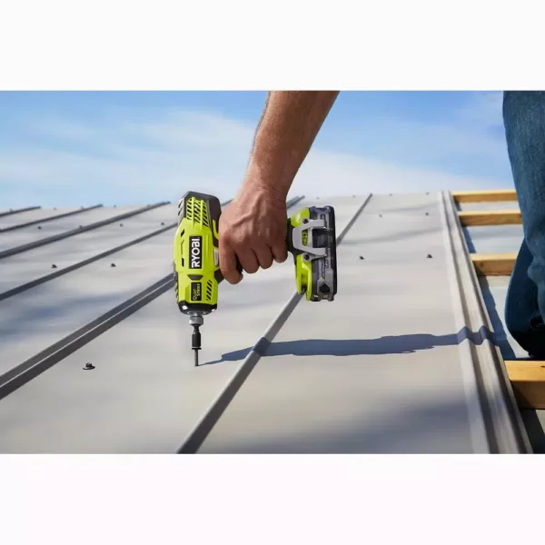 RYOBI 18-Volt ONE+ Cordless 1/4 in. Hex QuietSTRIKE Pulse Driver (Tool-Only) with Belt Clip