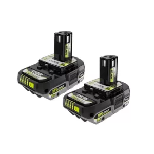 RYOBI ONE+ HP 18V Brushless Cordless 1/2 in. Drill/Driver and Impact Driver Kit with (2) 2.0 Ah Batteries, Charger, and Bag