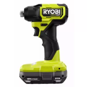 RYOBI ONE+ HP 18V Brushless Cordless Compact 1/4 in. Impact Driver Kit with (2) 1.5 Ah Batteries, Charger and Bag