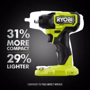 RYOBI ONE+ HP 18V Brushless Cordless Compact 3/8 in. Impact Wrench (Tool Only)