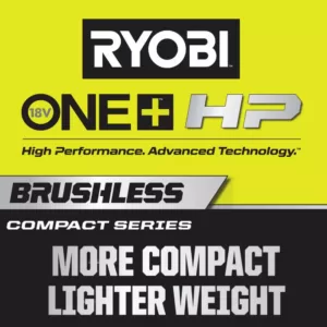 RYOBI ONE+ HP 18V Brushless Cordless Compact 3/8 in. Impact Wrench (Tool Only)