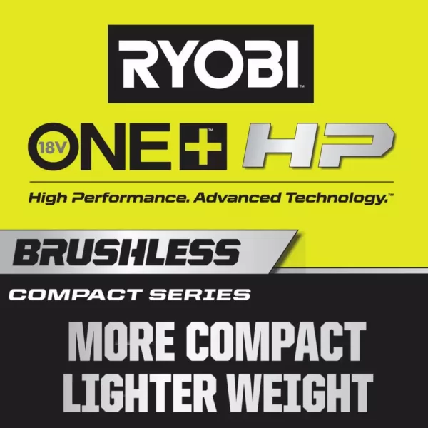 RYOBI ONE+ HP 18V Brushless Cordless Compact 3/8 in. Impact Wrench (Tool Only)