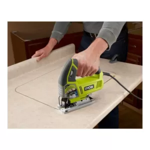 RYOBI 4.8 Amp Corded Variable Speed Orbital Jig Saw