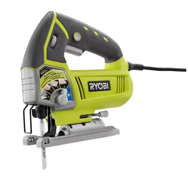 RYOBI 4.8 Amp Corded Variable Speed Orbital Jig Saw