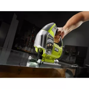 RYOBI 6.1 Amp Corded Variable Speed Orbital Jig Saw with SPEEDMATCH Technology