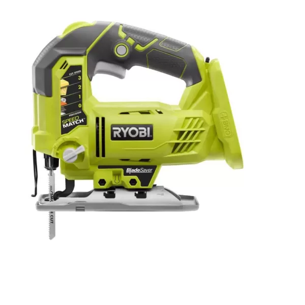 RYOBI 18-Volt ONE+ Cordless Orbital Jig Saw with 1.5 Ah Compact Lithium-Ion Battery