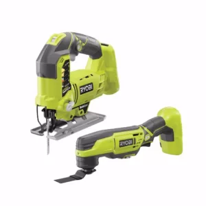 RYOBI ONE+ 18V Cordless Orbital Jig Saw and Cordless Multi-Tool (Tools Only)