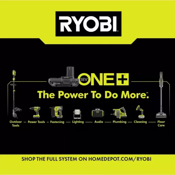 RYOBI 18-Volt ONE+ Hybrid LED Spotlight (Tool Only) with 12-Volt Automotive Cord