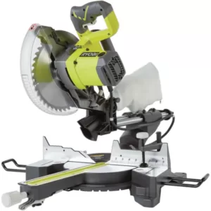 RYOBI 15 Amp 10 in. Sliding Compound Miter Saw and Universal Miter Saw QUICKSTAND