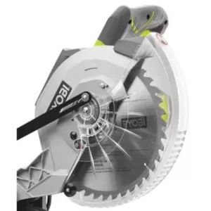 RYOBI 10 in. Sliding Miter Saw with LED and Miter Saw Stand with Tool-Less Height Adjustment