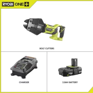 RYOBI 18-Volt ONE+ Cordless Bolt Cutters with 2.0 Ah Battery and Charger Kit