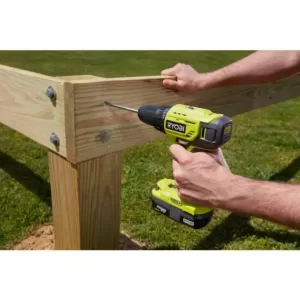 RYOBI ONE+ 18V Cordless 1/2 in. Drill/Driver Kit w/ 1.5 Ah Battery & 18V Charger w/ Impact Rated Driving Kit (20-Piece)