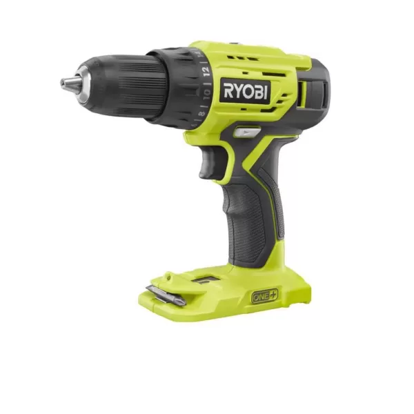 RYOBI ONE+ 18V Cordless 1/2 in. Drill Driver Kit w/ (2) 1.5 Ah Batteries, Charger, & Bag w/ Impact Rated Driving Kit (70Piece)