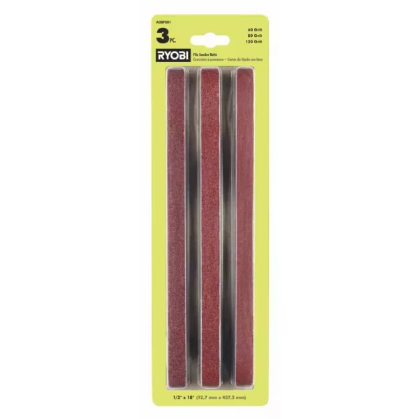 RYOBI File Sander Belts (3-Pack)