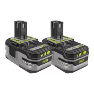 RYOBI 18-Volt ONE+ Lithium-Ion 4.0 Ah LITHIUM+ HP High Capacity Battery 2-Pack