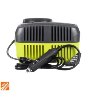 RYOBI 18-Volt ONE+ In-Vehicle Dual Chemistry Charger for use with 12V DC Outlet