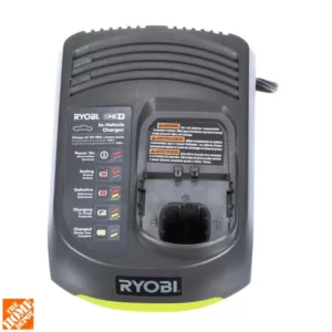 RYOBI 18-Volt ONE+ In-Vehicle Dual Chemistry Charger for use with 12V DC Outlet