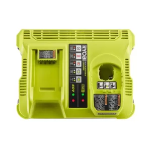 RYOBI ONE+ Lithium-Ion Dual Platform Charger for RYOBI 18-Volt ONE+ and 40-Volt Batteries