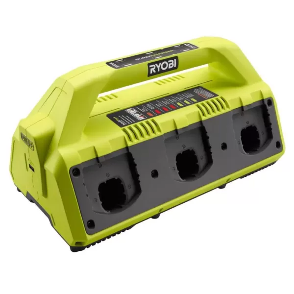 RYOBI ONE+ 18V Super Charger Kit with (2) 1.5 Ah Battery and (2) 4.0 Ah Battery