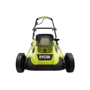 RYOBI 16 in. One+ 18-Volt Lithium-Ion Hybrid Walk Behind Push Lawn Mower - Two 4.0 Ah Batteries/Charger Included