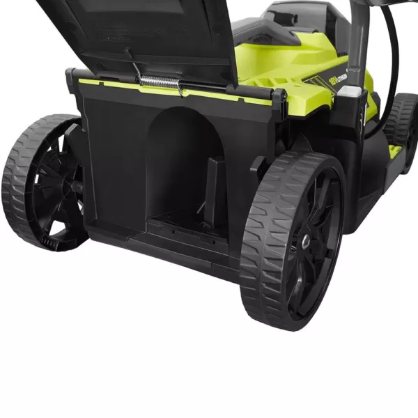 RYOBI 13 in. ONE+ 18-Volt Lithium-Ion Battery Walk Behind Push Lawn Mower & String Trimmer - 4.0 Ah Battery/Charger Included