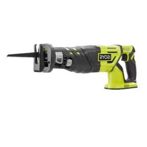 RYOBI 18-Volt ONE+ Cordless Brushless Reciprocating Saw (Tool Only) with Wood Cutting Blade