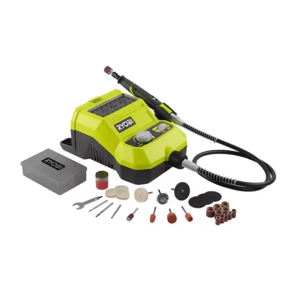 RYOBI 18-Volt ONE+ Cordless Rotary Tool with 1.5 Ah Compact Lithium-Ion Battery