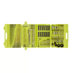 RYOBI Impact Rated Driving Kit (40-Piece) and Multi-Material Drill and Drive Kit (300-Piece)