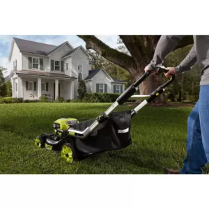 RYOBI 21 in. 40-Volt Brushless Lithium-Ion Cordless SMART TREK Self-Propelled Walk Behind Mower with 6.0Ah Battery and Charger