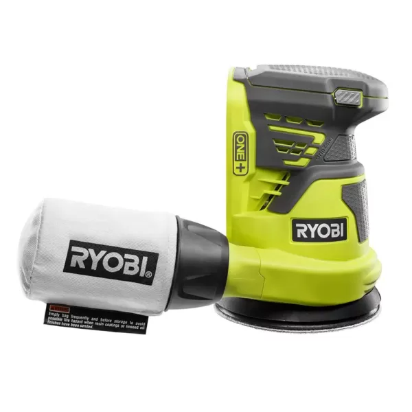 RYOBI 18-Volt ONE+ Cordless 5 in. Random Orbit Sander with 2.0 Ah Battery and Charger Kit