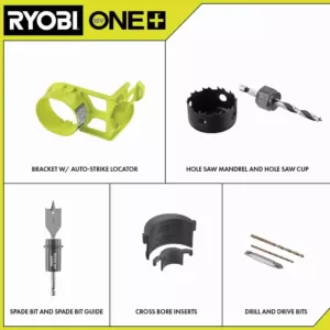 RYOBI Wood Door Lock Installation Kit