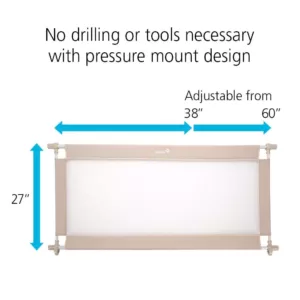 Safety 1st Wide Doorways 27 in. Multi-Purpose Security Gate