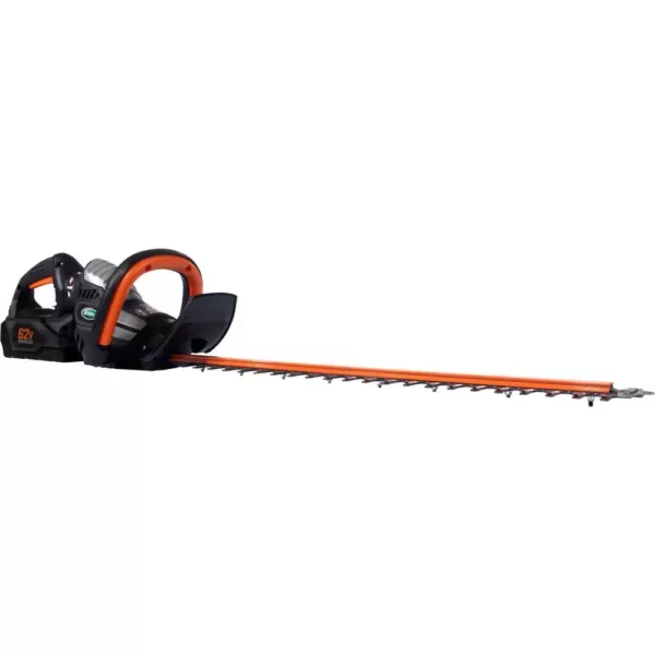 Scotts 24 in. 62-Volt Lithium-Ion Cordless Hedge Trimmer - 2.5 Ah Battery and Charger Included