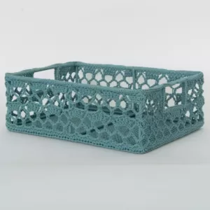 Heritage Lace Mode Crochet Polypropylene Decorative Basket