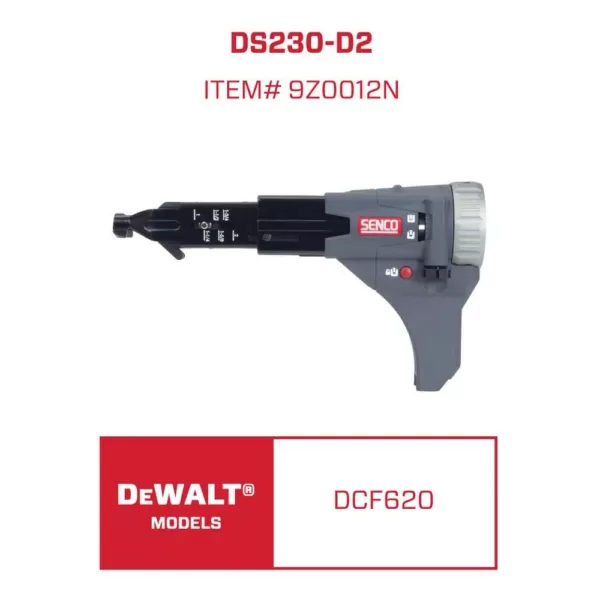 Senco DS230-D2 2 in. Auto-Feed Screwdriver Attachment for the DeWalt  DCF620