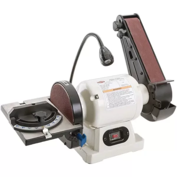 Shop Fox 2 in. Belt/6 in. Disc Sander Benchtop Combo