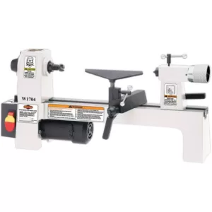 Shop Fox 8 in. x 13 in. 110-Volt 1/3 HP Bench-Top Wood Lathe