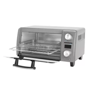 BLACK+DECKER Crisp 'n Bake 4-Slice Silver Countertop Oven