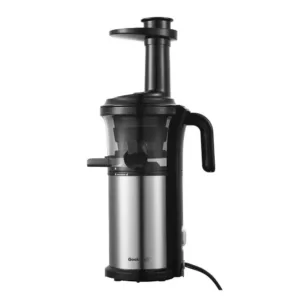 Boyel Living 200 W Stainless Steel Slow Masticating Juicer with Quiet Motor and Reverse Function, Silver