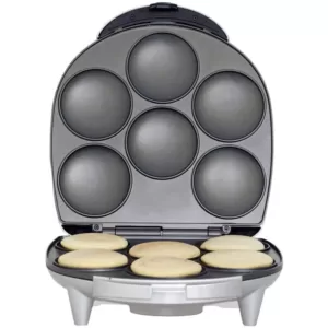 Brentwood Appliances Silver Nonstick Arepa Maker (6-Piece)