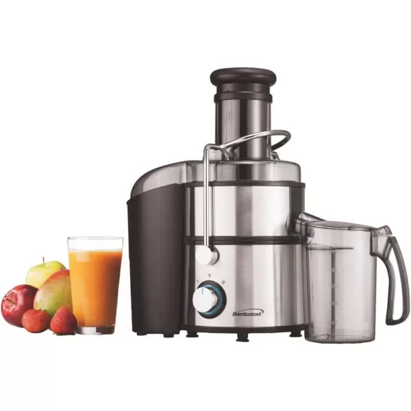 Brentwood Appliances 800 W 34 oz. Silver 2-Speed Electric Juice Extractor