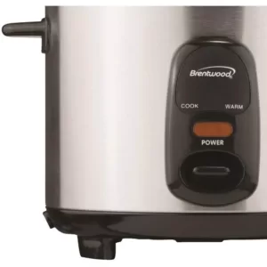 Brentwood Appliances 5-Cup Silver Rice Cooker