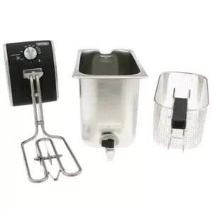 DeLonghi Dual Zone 4L Stainless Steel Deep Fryer with Easy Clean Drain System