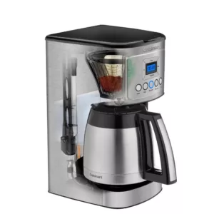 Cuisinart 12-Cup Programmable Silver Coffee Maker with Built-In Timer